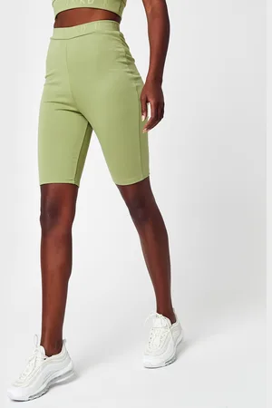 NA-KD Organic Logo Slim Shorts by