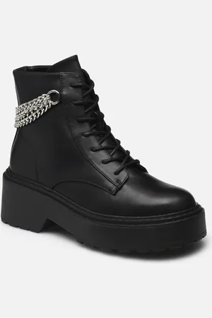 ONLY ONLBOSSI-1 PU CHAIN LACE UP BOOT by