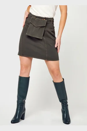 Noisy May Nmasta Hw Pocket Dnm Skirt Bg by