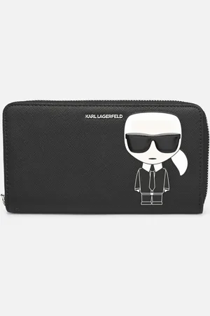 Karl Lagerfeld K/Ikonik Cont Zip Wallet N by
