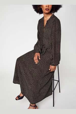 Moss Copenhagen Galiena Morocco LS Maxi Dress AOP by