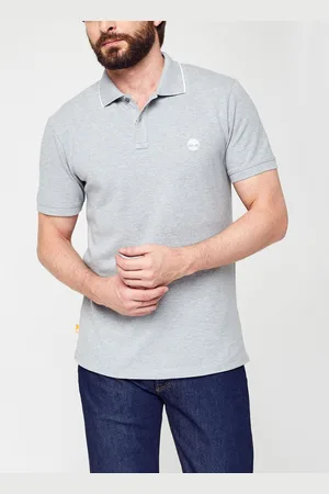 Timberland SS Millers River Collar Neck Print Polo (SF) by