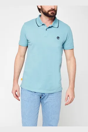Timberland SS Millers River Collar Neck Print Polo (SF) by