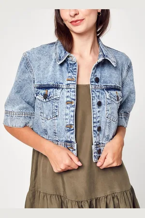 Noisy May Nmcasey 2/4 Crop Box Dnm Jacket Vi189Mb by