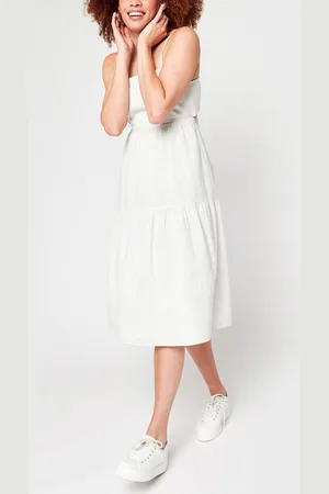 VERO MODA Vmjily Sl Calf Dress Wvn by