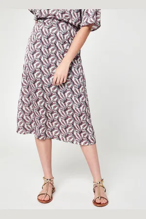 VERO MODA Vmzelda Hw Calf Skirt Wvn Lcs by