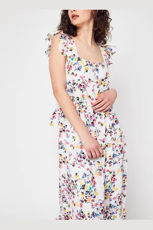 VERO MODA Vmhelle S/L Ankle Dress Wvn Lcs by