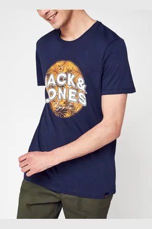 JACK & JONES Jorbloomer Branding Tee Ss Crew Neck Ln by