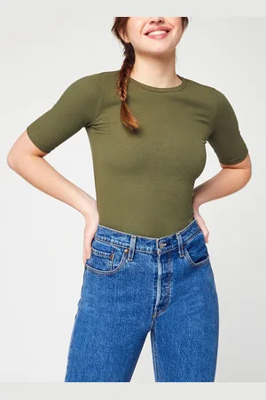 Knowledge Cotton Apparal Canna Rib Tee by