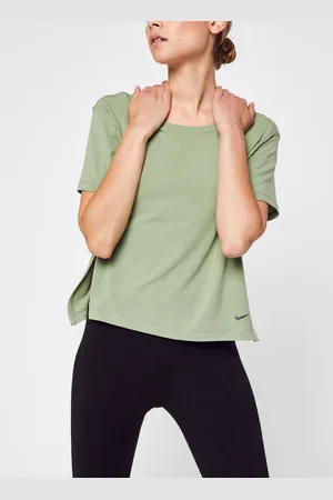 Nike W Yoga Dri-FIT Short Sleeve Top by