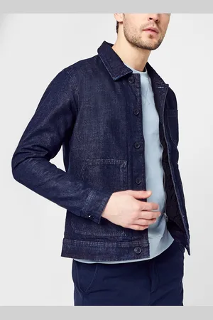 SELECTED Slhkyoto 21801 Dark Blue Denim Jacket U by