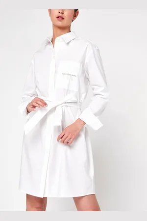 Calvin Klein Belted Easy Shirt Dress by