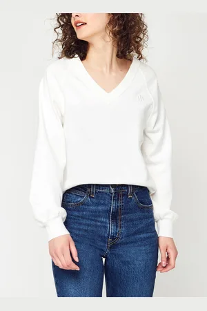 Tommy Hilfiger V-Nk Sweater Puff Sleeve by