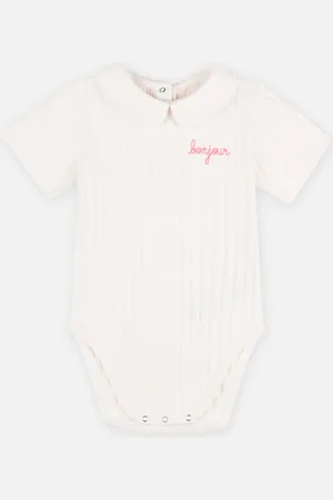 Maison Labiche Claudine Onesie Ss Bonjour/Got by