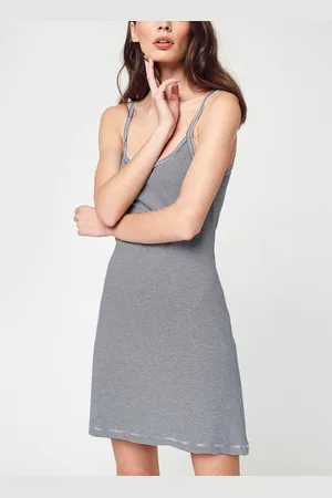 Petit Bateau Bandana Cruise in Paris - Chemise de Nuit Bretelles en Coton Bio - Femme by