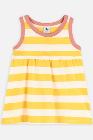 Petit Bateau Baria - Robe Sans Manches - Bébé Fille by