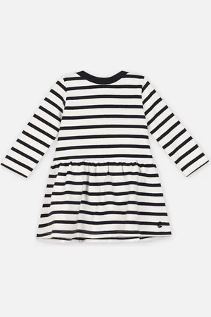 Petit Bateau Bao - Robe Manches Longues - Bébé Fille by