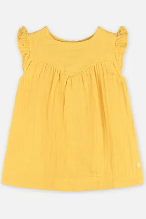 Petit Bateau Beauty - Robe Sans Manches en Coton Bio - Bébé Fille by
