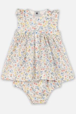 Petit Bateau Belly - Robe Sans Manches + Bloomer - Bébé Fille by