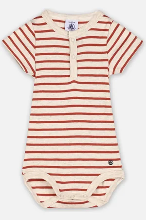 Petit Bateau Batox - Body Manches Courtes Col Tunisien - Bébé Garçon by