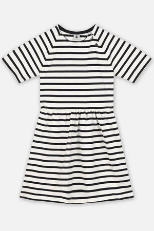 Petit Bateau Biba - Robe Manches Courtes - Fille by