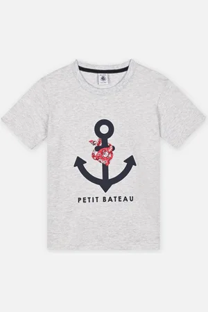 Petit Bateau Blason - T-Shirt - Garçon by