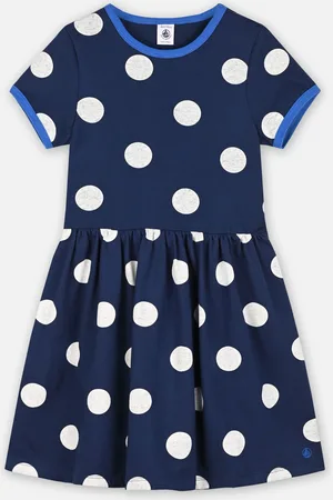 Petit Bateau Bish - Robe Manches Courtes - Fille by