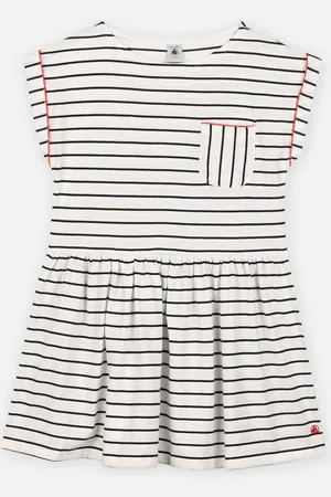Petit Bateau Boly - Robe Manches Courtes - Fille by