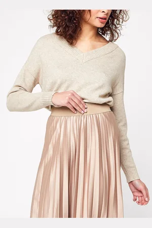 VILA Viril Oversize V-Neck Knit Top - Fav by