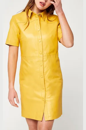 VILA Viindy S/S Leather Dress by