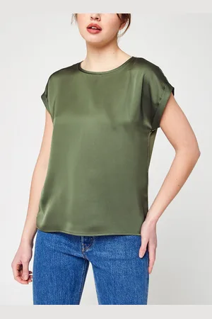 VILA Viellette SS Satin TopSu - Noos by