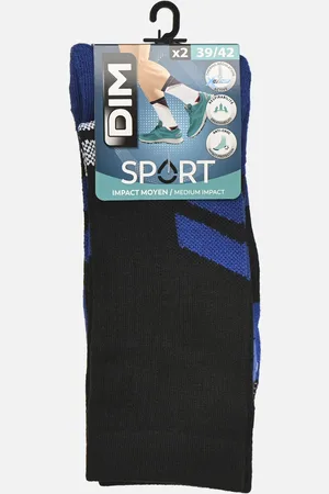 Dim Mi-Chaussettes Sport Impact Moyen Homme - Lot de 2 by
