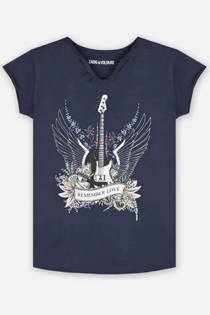 Zadig & Voltaire Tee-Shirt Manches Courtes - X15327 - Fille by