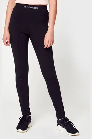Calvin Klein Shrunken Logo Milano Leggings by