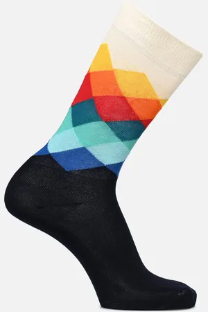 Happy Socks Faded Diamond Sock by
