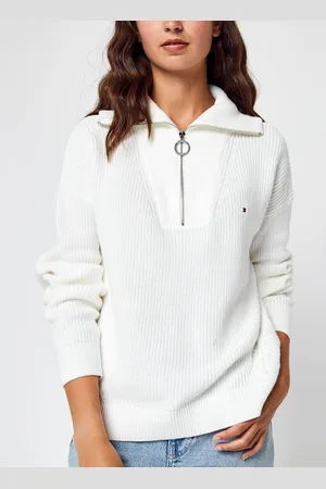 Tommy Hilfiger Hayana Cable Zip-Up Sweater by