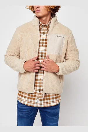 Knowledge Cotton Apparal Teddy fleece zip sweat by