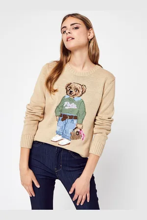 Ralph Lauren Nw Orls Bear-Long Sleeve-Pullover by
