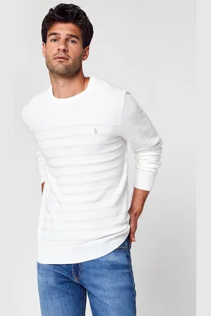 Ralph Lauren Pull zippé en coton texturé by