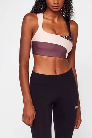PUMA Mid Impact Safari Glam Bra by