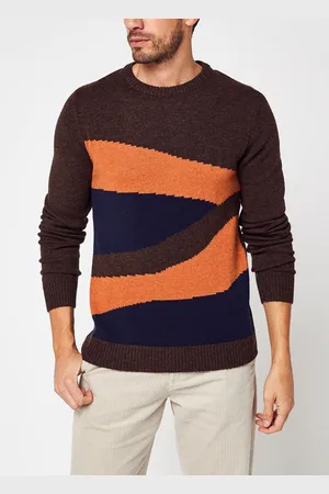 SELECTED Slhcuba Lambs Wool Color Crew Neck B by