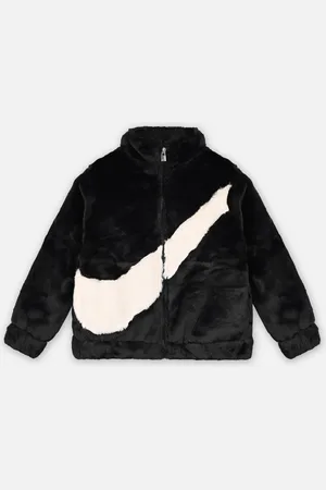 Nike Big Swoosh Faux Fur Jacket by
