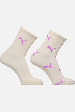 PUMA Puma Women Cat Logo Sock 2P Oatmeal by