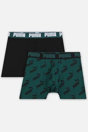 PUMA Puma Men Aop Boxer 2P Green / Black by