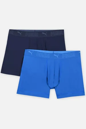 PUMA Puma Sport Microfiber Boxer 2P Blue Combo by