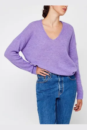 Moss Copenhagen Femme Mohair V Neck Pullover by