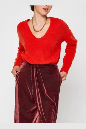 Moss Copenhagen Femme Mohair V Neck Pullover by