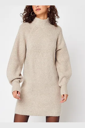 NA-KD Oversized Knitted Polo Dress by