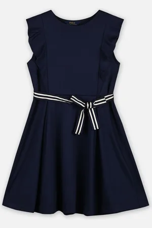 Ralph Lauren Ruffle Dress-Dresses-Day Dress Kids by