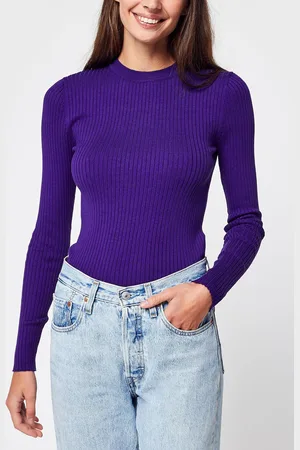 SELECTED Slflydia New Rib Ls Knit O-Neck B Noos by